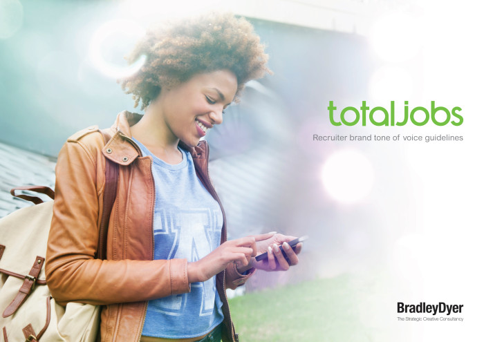 Totaljobs Tone of Voice document